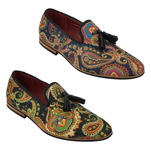 Hommes cuir gland mocassin - cuir,