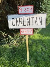 panneau routier ancien