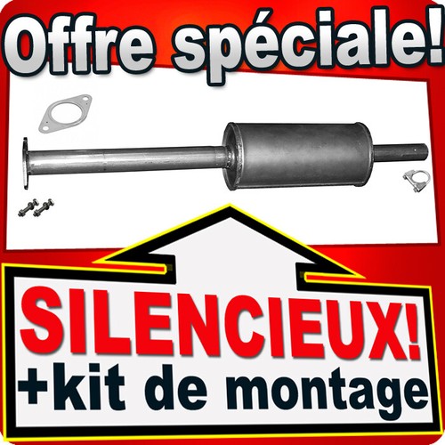 Silencieux intermédiaire pour - intermédiaire,