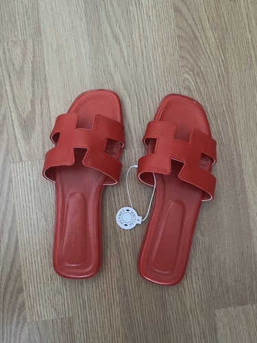 Claquette hermès rouge - claquette,