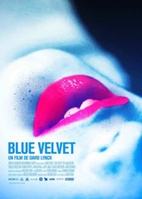 BLUE VELVET Affiche Cinéma ROULEE 60 x 40 cm Movie Poster DAVID LYNCH