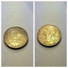 50 centimes MARIANNE col à 3