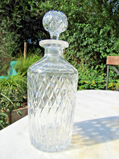 Ancien flacon bouteille carafe a Whisky ou liqueur - en verre ou cristal