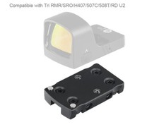 Platine bande ventilée pour Red dot Trijicon RMR/SRO/Holosun 407C/507C/508T pour