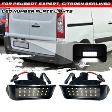 2x LED Eclairage Plaque d'immatriculation Pou Citroen Berlingo II B9 2008-2014