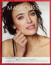 Publicité Papier - Collier "la route de l'amour" MAUBOUSSIN de 2023