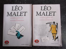 LEO MALET ENQUETES DE NESTOR BURMA ET LES NOUVEAUX MYSTERES DE PARIS  2 VOLUMES