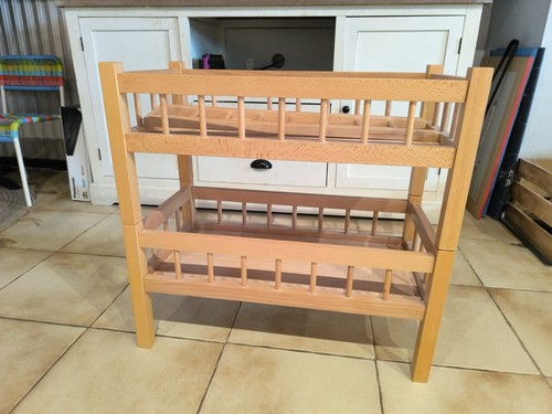Mobilier poupée lit - mobilier,