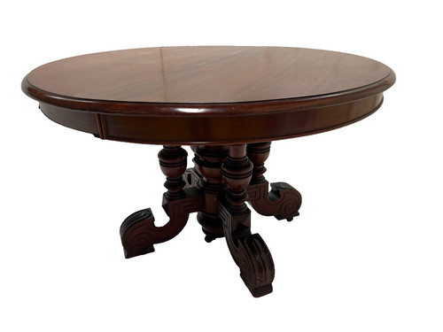 Table pied central napoléon - a,