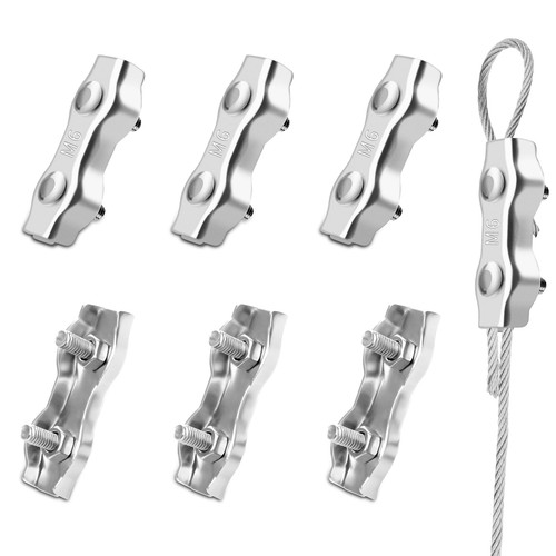 Serre cable acier - cable, 6