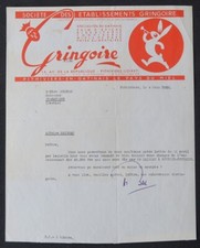 Facture PITHIVIERS 19 GRINGOIRE  Specialité du Gatinais  illustrée 82