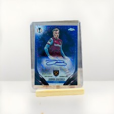 2024 JARROD BOWEN /299 AUTO TOPPS CHROME UEFA EUROPA LEAGUE SPECKLE PURPLE