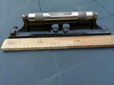 F3 OLD TOOL OUTIL ANCIEN niveau  LS STARRETT MASSACHUSETTS fonte laiton nickelé