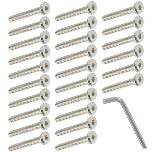 50pcs vis tête - vis, cylindrique