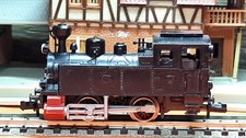 N - FLEISCHMANN RAPIDO 4000 - LOCOMOTIVE TENDER VAPEUR TYPE 020 ANNA en BON ÉTAT