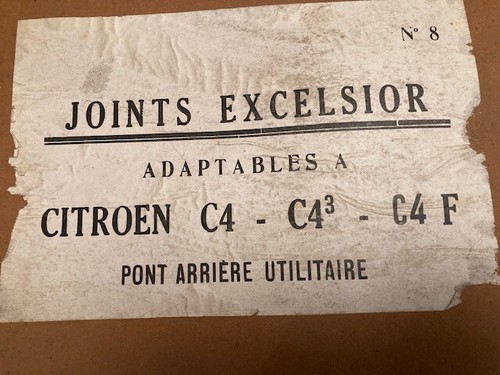 Pochette joints ancetres - de,