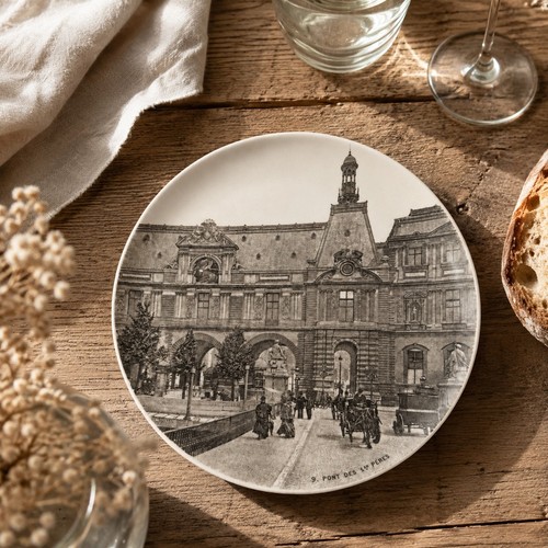 Ancienne assiette dessert - assiette,
