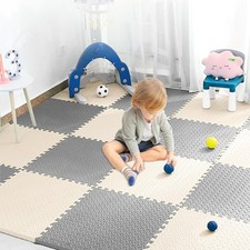 Puzzle Tapis Mousse Bebe, Tapis Puzzle Bebe 20 pièces, Tapis de Jeu pour Enfa...