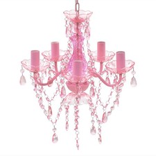 Lustre en Cristal Transparent