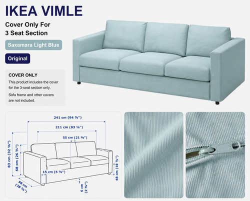 Housse ikea vimle - ikea,