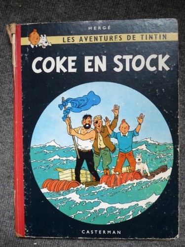 Tintin hergé coke - en, stock