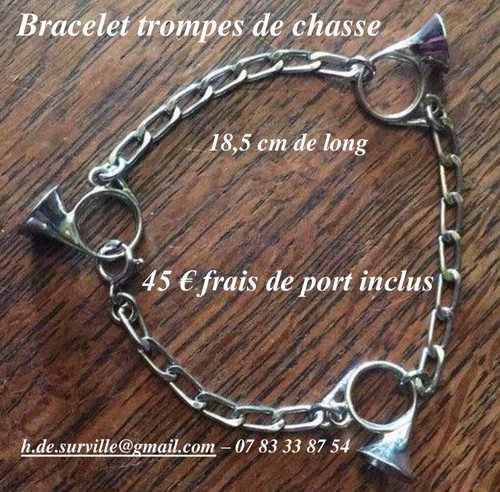 Bracelet trompes chasse - bracelet,