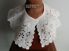 col dentelle 1900/broderies