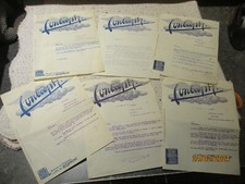 (3) Ancienne Facture Cycles Fonlupt La Clayette   1936 Pile Leclanché & Mazda