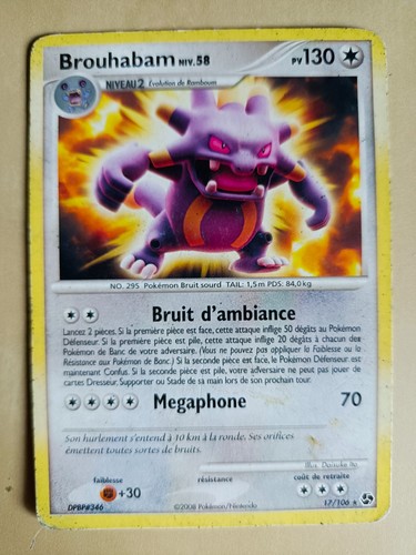 Carte pokémon brouhabam - carte,