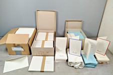 Lot PAPETERIE +350 CARTES Voeux 1200 Feuillets NOUVEL AN Noel +250 Enveloppes E5