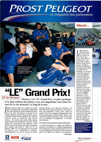 Magazine prost peugeot - magazine, n°