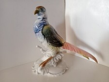 Karl Ens Porcelaine allemande oiseau faisan coloré
