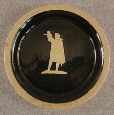 MÉDAILLON FAIENCE FINE PROBABLE APT CASTELET SARREGUEMINES NAPOLÉON 1834 (2/3)