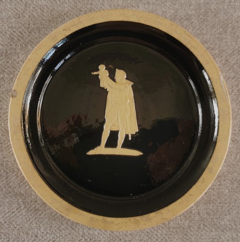Médaillon faience fine - faience,