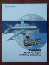 2001 DOCUMENT PUB PRATT WHITNEY PW4000 94-INCH FAN AIRCRAFT ENGINE BOEING 767