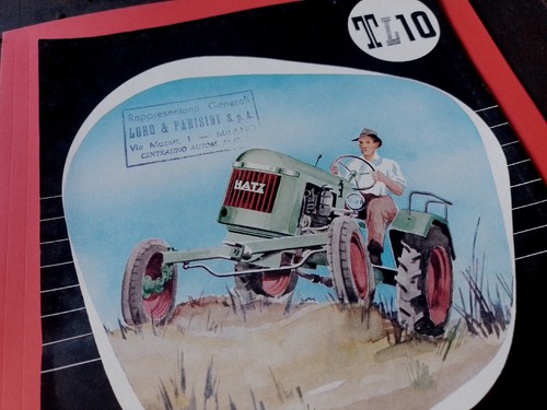 Brochure vintage tracteur - vintage, hatz