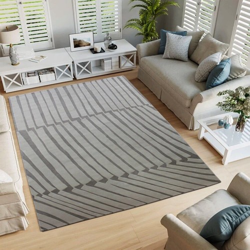Tapis gris sur mesure en pure