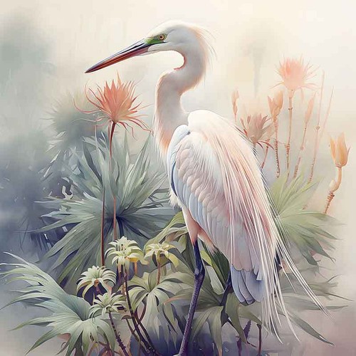 Bird accent decor - &,