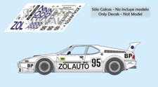 Autocollants BMW M1 Le Mans