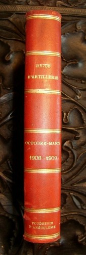 Revue artillerie 1908 37e - revue,