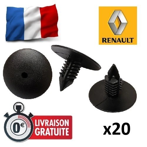 Clips pare boue choc - 20, pare-boue