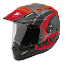 Ducati Arai Strada Tour V4 Enduro Casque Intégral Gris Rouge Neuf