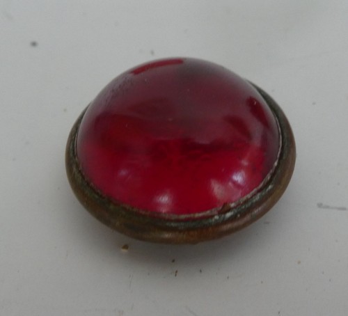Ancienne verre rouge lampe - ancienne,