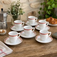 Lot de 6 tasses brûlot