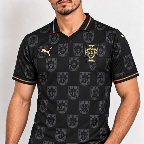 Maillot noir portugal eusébio - maillot,