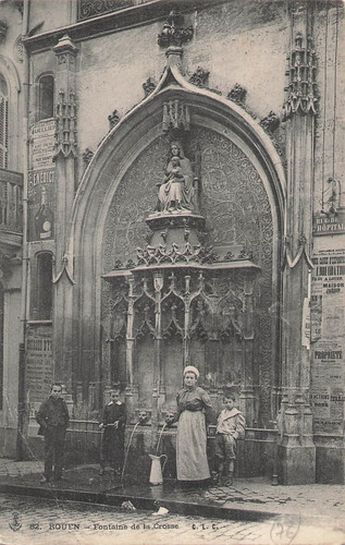 Rouen fontaine pli 3348 - rouen,