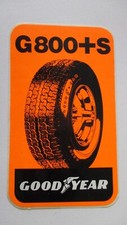 Autocollant vintage Orange