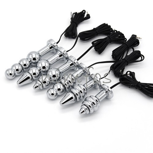 Metal anal plug stimulator - metal,