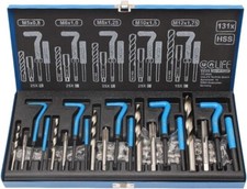 Douille filetée de réparation de Filetage, 131 Pièces M5 M6 M8 M10 M12