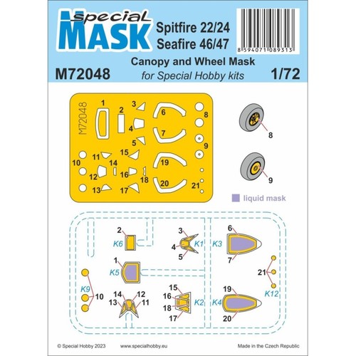 Special mask m72048 spitfire - mask,